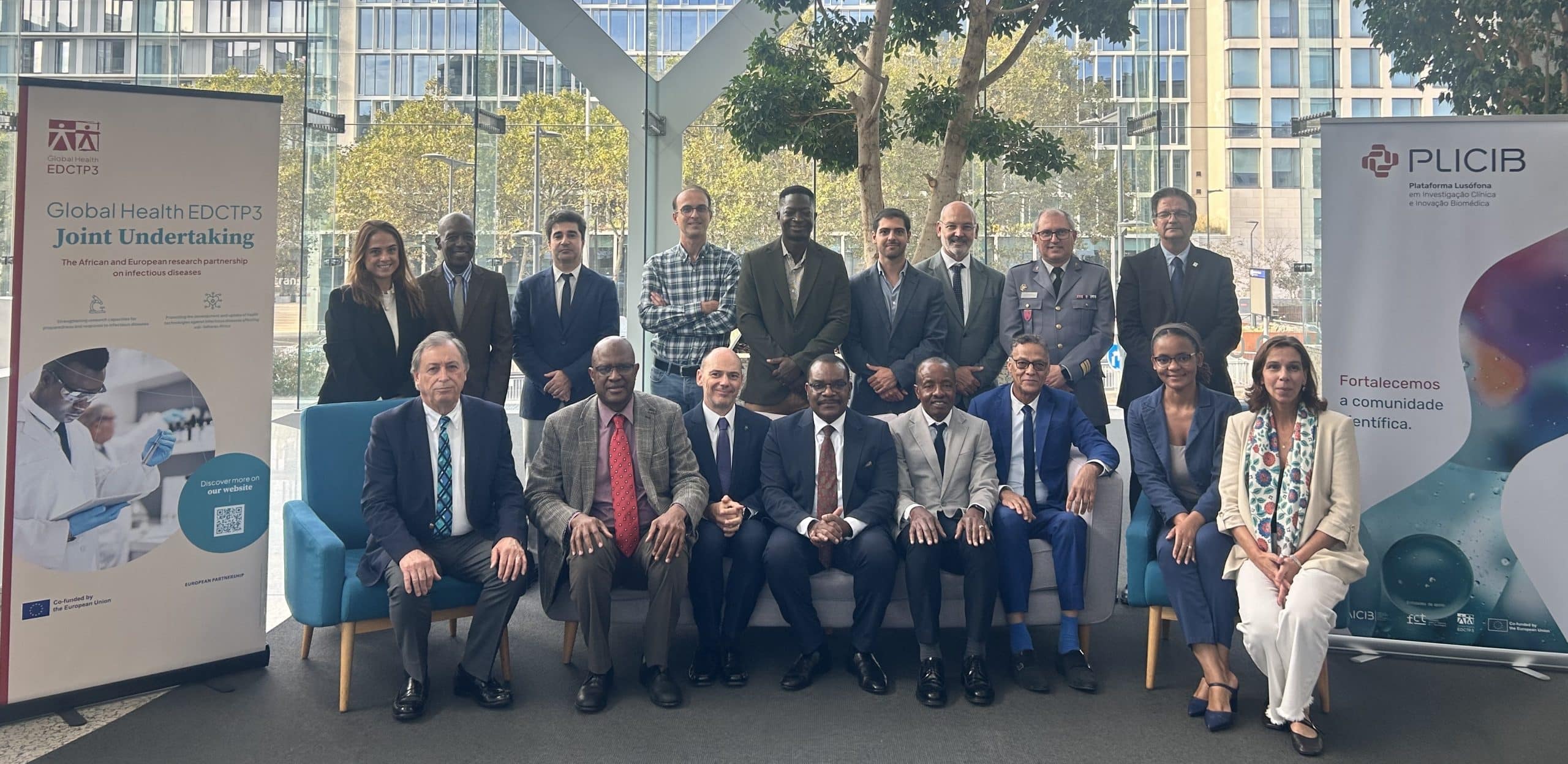 Reunião Geral da PLICIB com a EDCTP em Bruxelas